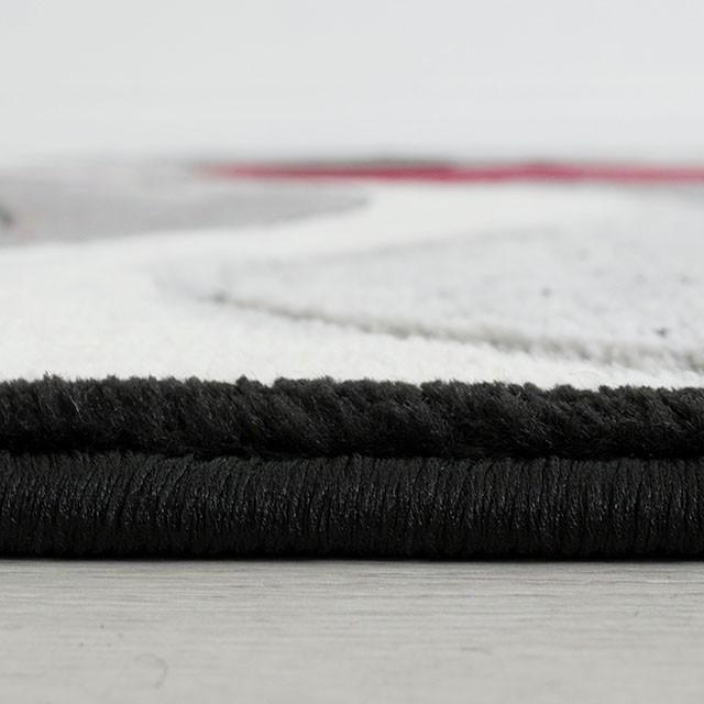 Niksar Red 5' X 7' Area Rug - Jax Mattress (Jacksonville, FL)