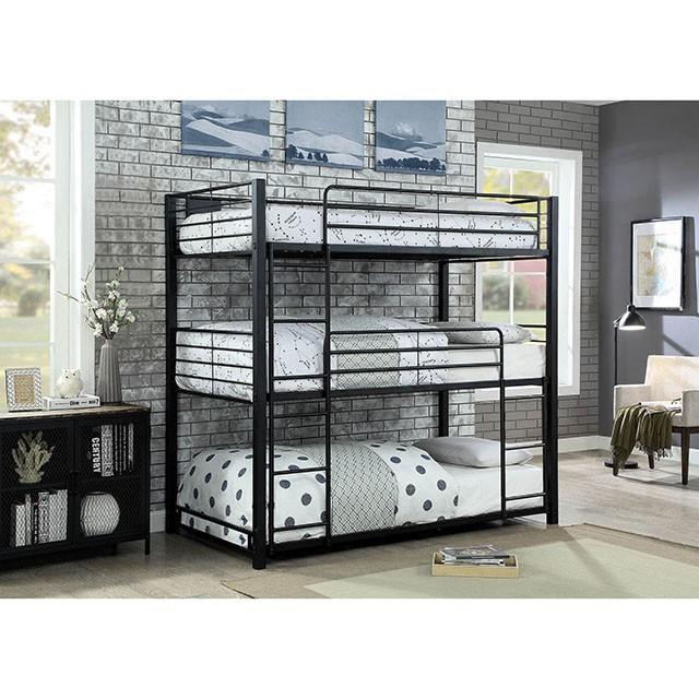 Olga I Antique Black Full/Full Bunk Bed - Jax Mattress (Jacksonville, FL)