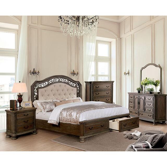 Persephone Rustic Natural Tone Night Stand - Jax Mattress (Jacksonville, FL)