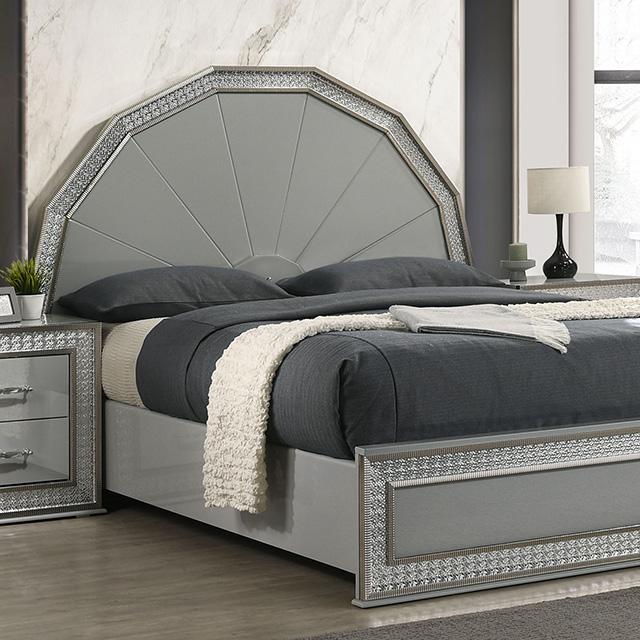 Cassiopeia Queen Bedroom Set Squre & Circular - Jax Mattress (Jacksonville, FL)