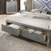 Emmeline 4 & 5 Piece Queen Bedroom Set Gray & White - Jax Mattress (Jacksonville, FL)