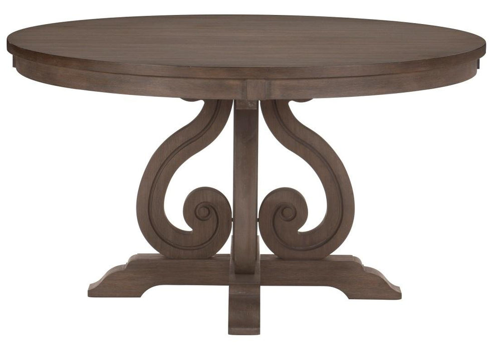 Toulon  Round Dining Table in Dark Pewter 5438-54*