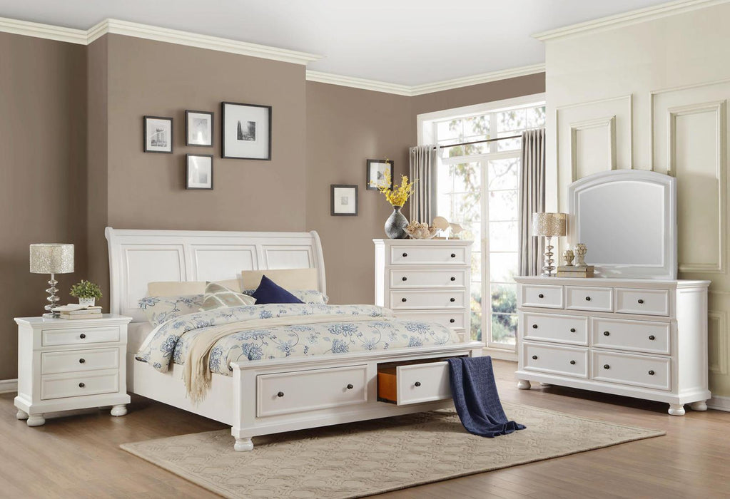 Laurelin 7 Drawer Dresser in White 1714W-5 - Jax Mattress (Jacksonville, FL)