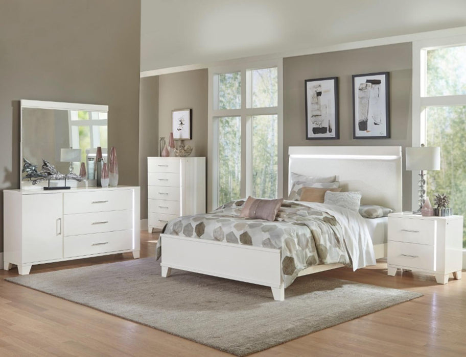 Kerren Dresser in White 1678W-5 - Jax Mattress (Jacksonville, FL)