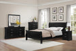 Mayville Queen Sleigh Bed in Black 2147BK-1 - Jax Mattress (Jacksonville, FL)