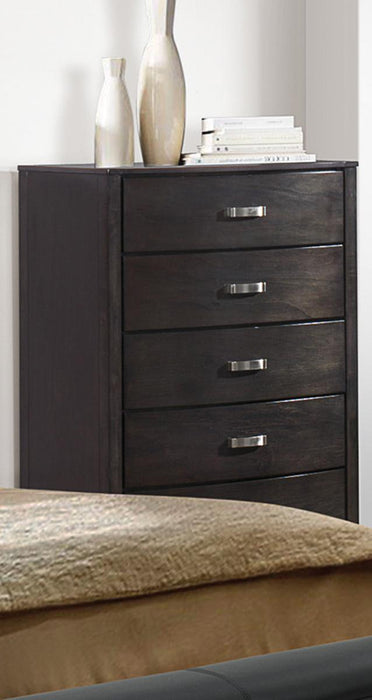 Lyric 5 Drawer Chest in Brownish Gray 1737NGY-9