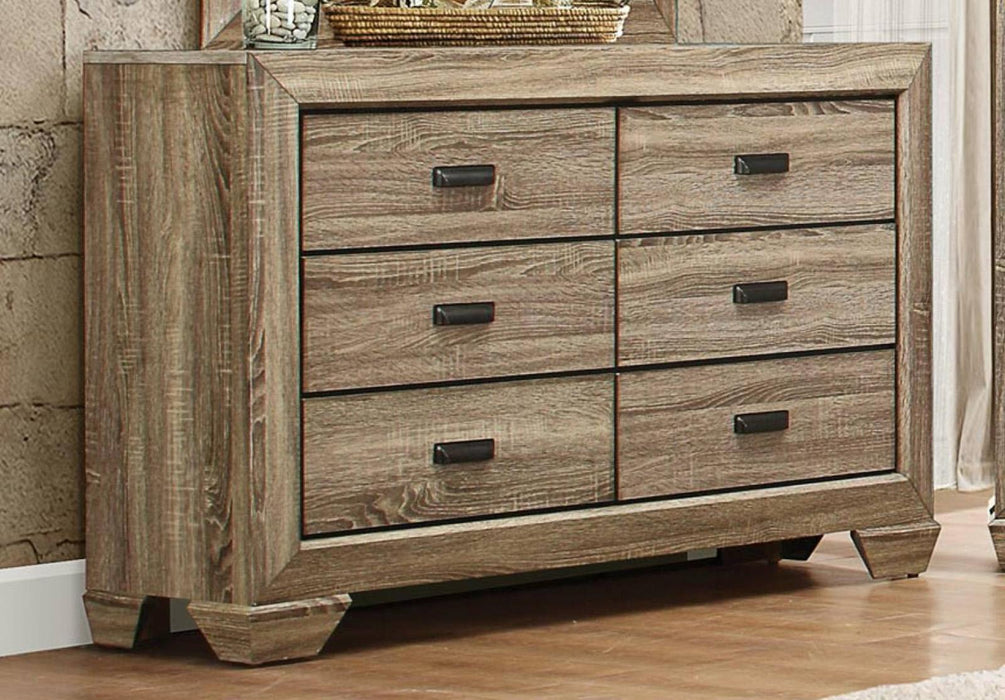 Beechnut 6 Drawer Dresser in Natural 1904-5