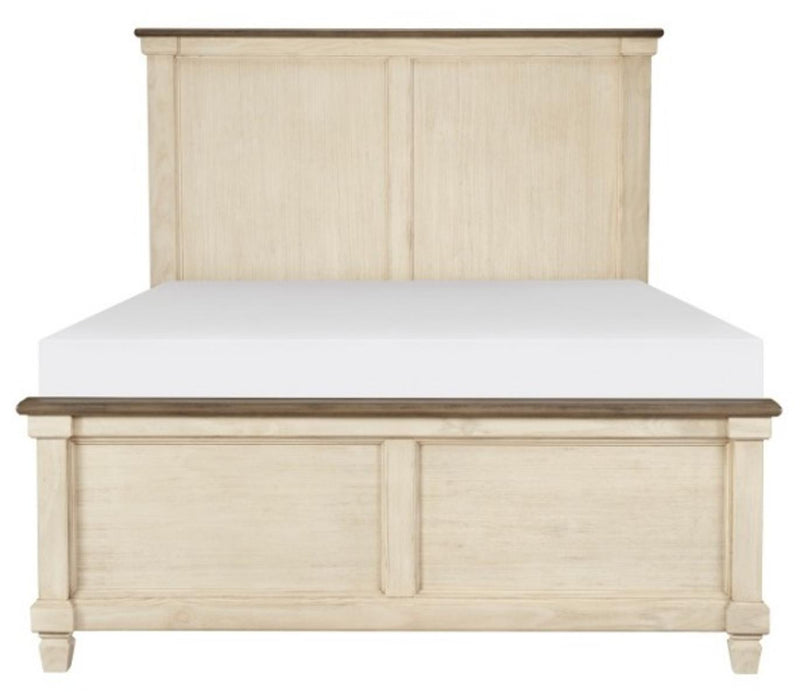 Weaver Queen Panel Bed in Antique White 1626-1* - Jax Mattress (Jacksonville, FL)