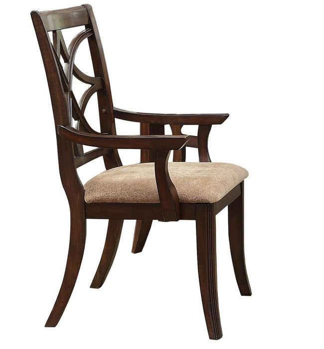 Keegan Arm Chair in Cherry (Set of 2)