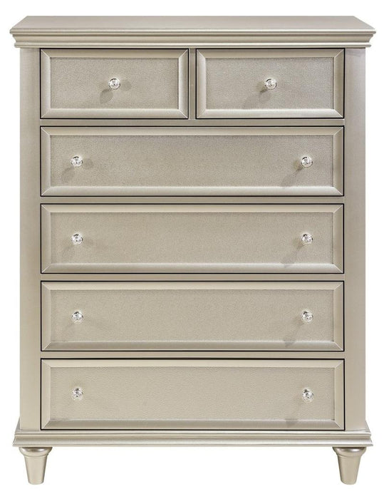 Celandine 6 Drawer Chest in Silver 1928-9