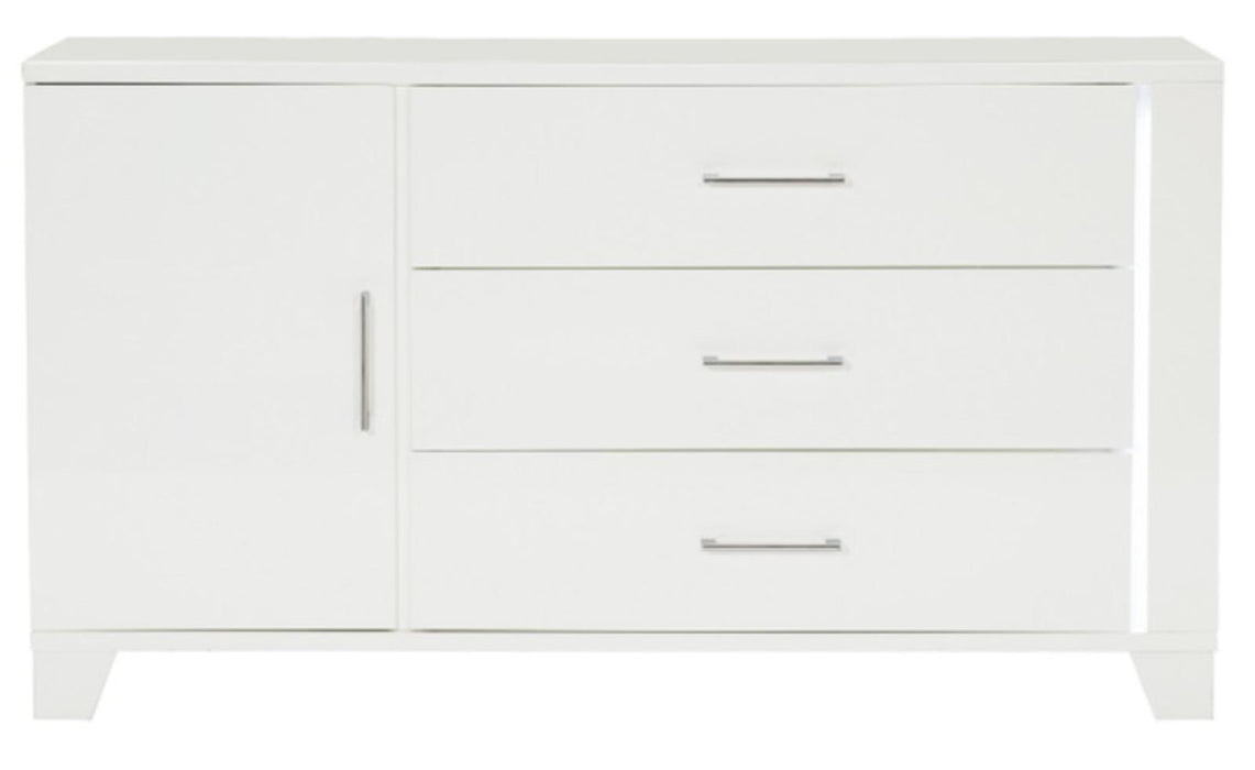 Kerren Dresser in White 1678W-5