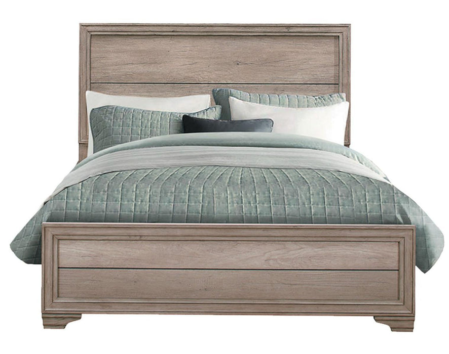 Lonan Queen Panel Bed in Natural 1955-1* - Jax Mattress (Jacksonville, FL)