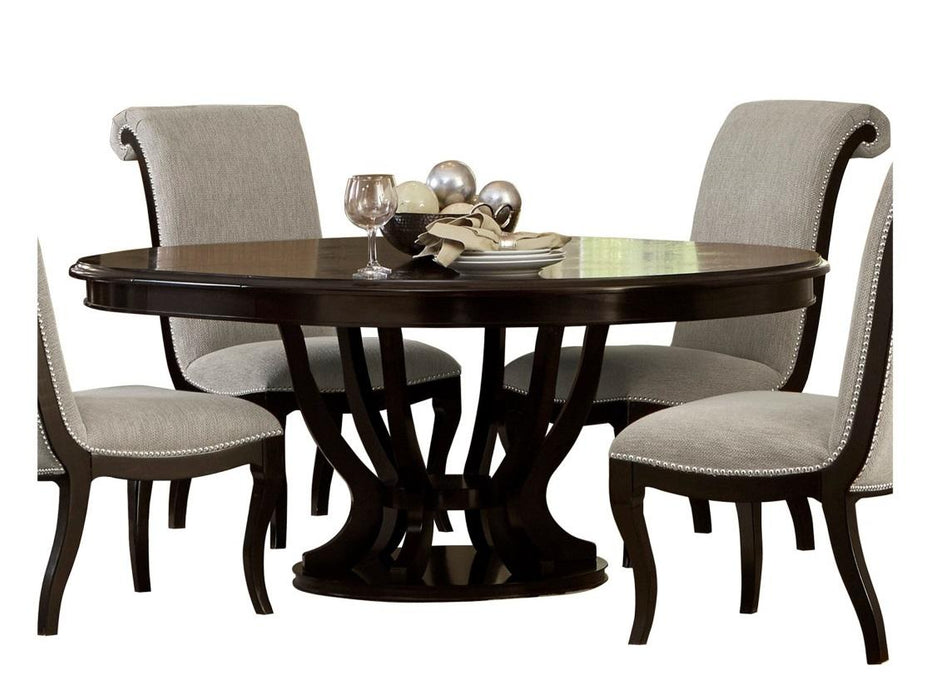 Savion Round/Oval Dining Table in Espresso 5494-76*