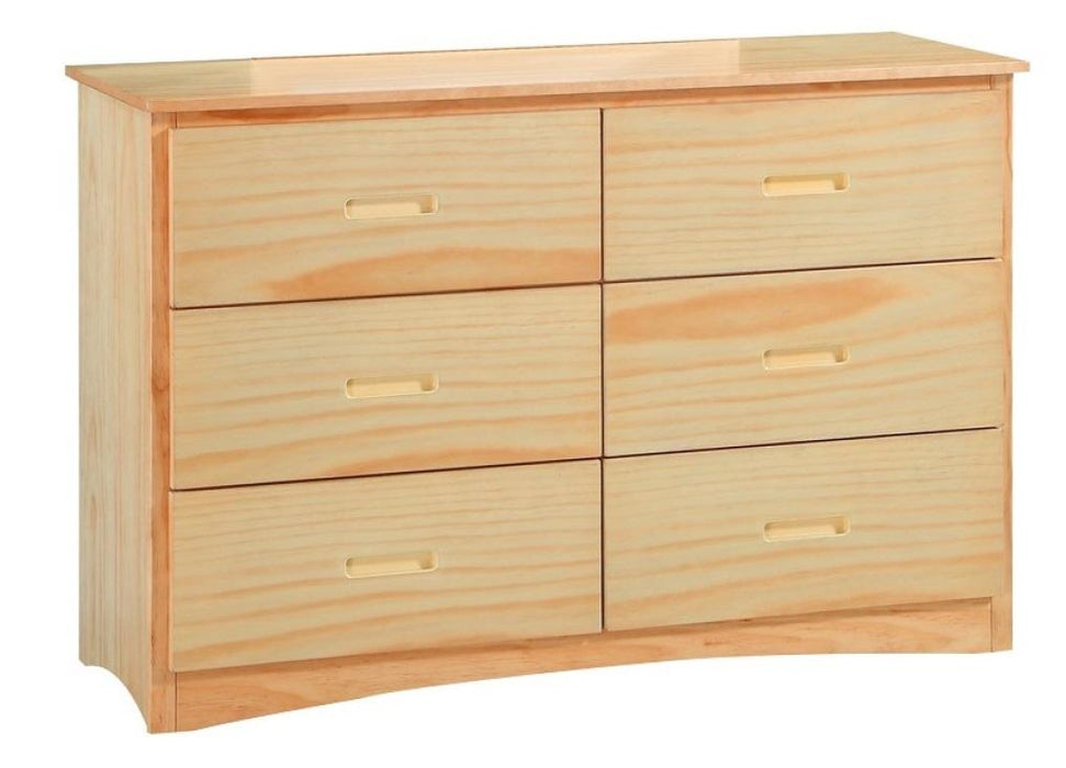 Bartly 6 Drawer Dresser in Natural B2043-5