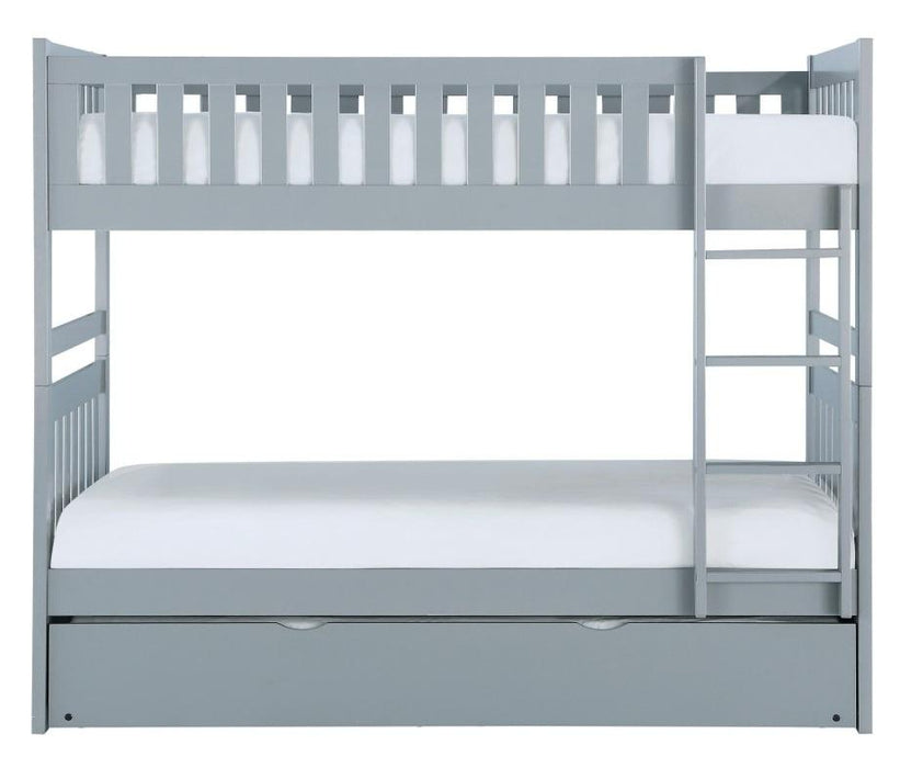 Orion Twin/Twin Bunk Bed with Trundle in Gray B2063-1*R