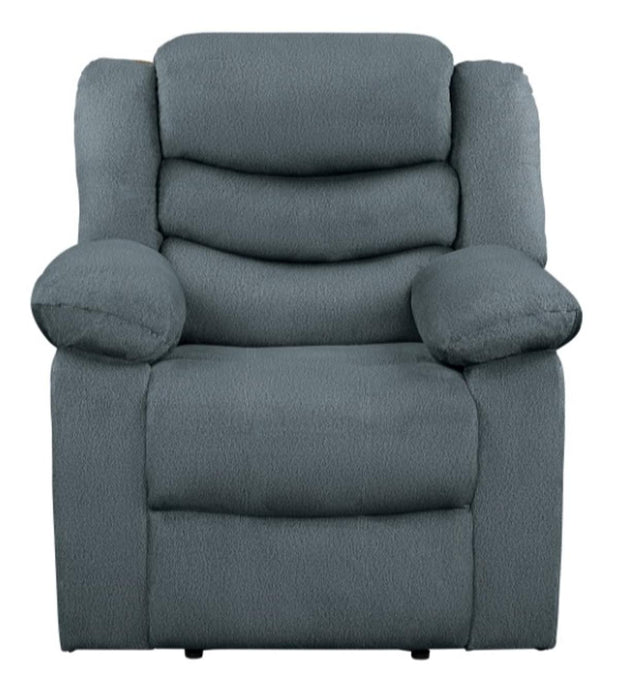 Discus Double Reclining Chair in Gray 9526GY-1