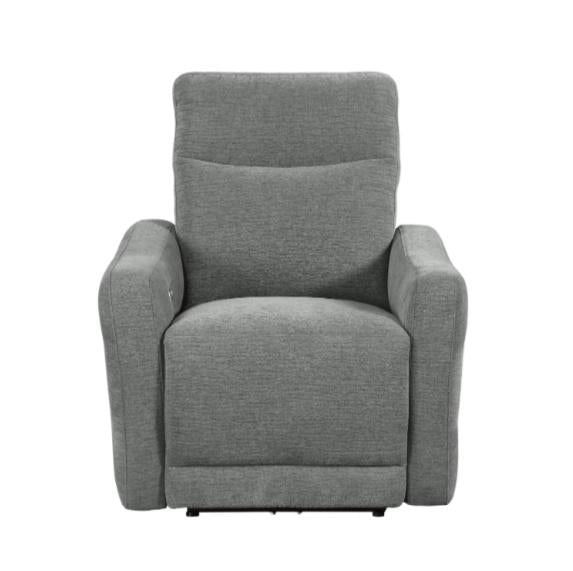 Edition Power Lay Flat Reclining Chair in Dove Grey 9804DV-1PWH