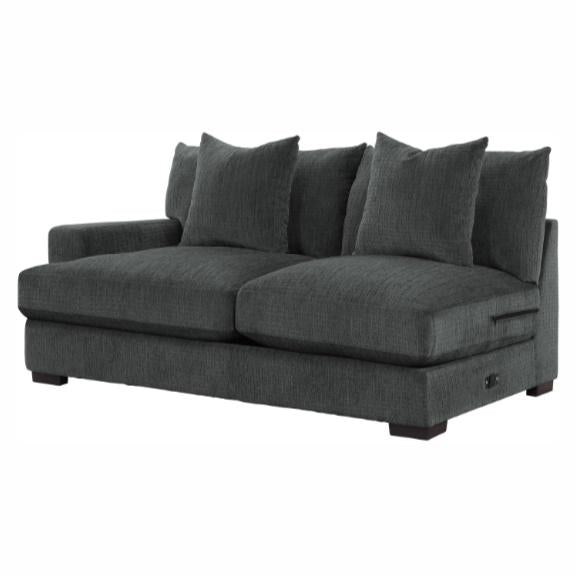 Worchester Left Side 2-Seater in Gray 9857DG-2L