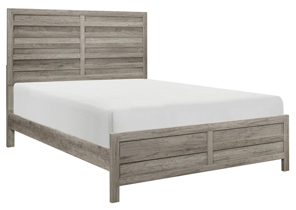 Mandan Full Panel Bed in Weathered Gray 1910GYF-1*