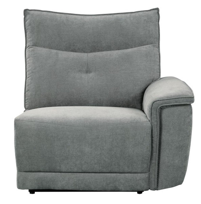 Tesoro Right Side Reclining Chair in Dark Gray 9509DG-RR - Jax Mattress (Jacksonville, FL)