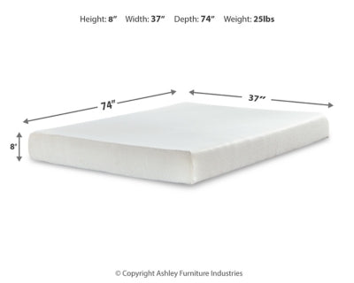 Chime 8 Inch Memory Foam Mattress in a Box - Jax Mattress (Jacksonville, FL)