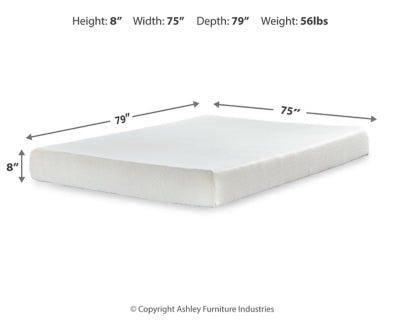 Chime 8 Inch Memory Foam Mattress in a Box - Jax Mattress (Jacksonville, FL)