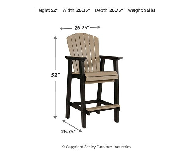 Fairen Trail Barstool (Set of 2) - Jax Mattress (Jacksonville, FL)