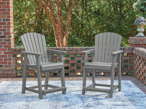 Sanctuary Beach Outdoor Counter Height Bar Stool (Set of 2) - Jax Mattress (Jacksonville, FL)