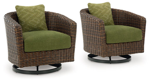 Horizon Hall Outdoor Swivel Lounge Chair with Cushion - Jax Mattress (Jacksonville, FL)