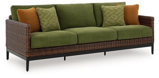 Horizon Hall Outdoor Sofa with Cushion - Jax Mattress (Jacksonville, FL)