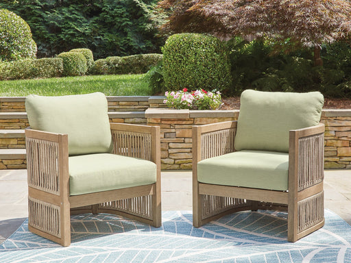 Serena Shores Outdoor Lounge Chair (Set of 2) - Jax Mattress (Jacksonville, FL)