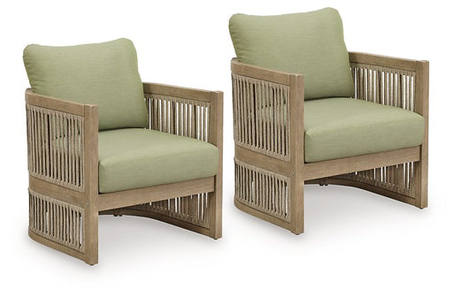 Serena Shores Outdoor Lounge Chair (Set of 2) - Jax Mattress (Jacksonville, FL)