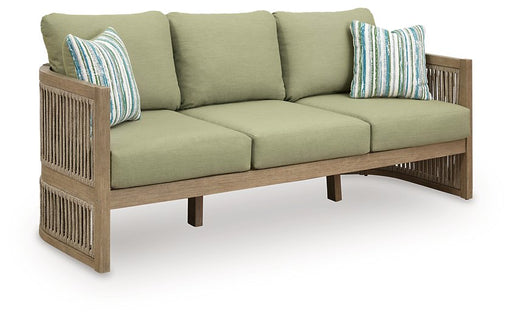 Serena Shores Outdoor Sofa with Cushion - Jax Mattress (Jacksonville, FL)
