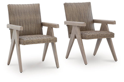 Cliff Trails Outdoor Arm Chair (Set of 2) - Jax Mattress (Jacksonville, FL)
