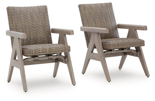 Cliff Trails Outdoor Rocking Arm Chair (Set of 2) - Jax Mattress (Jacksonville, FL)