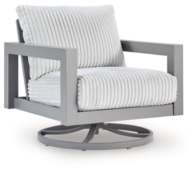 Hurley Park Outdoor Swivel Chair with Cushion - Jax Mattress (Jacksonville, FL)