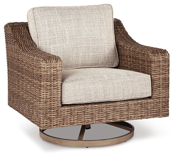 Beachcroft Outdoor Swivel Lounge with Cushion image