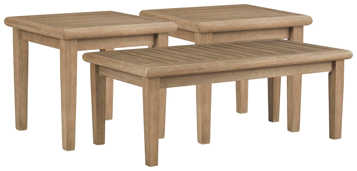 Gerianne Outdoor Occasional Table Set - Jax Mattress (Jacksonville, FL)