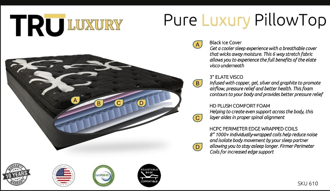 TRU Luxury Pillowtop - Jax Mattress (Jacksonville, FL)