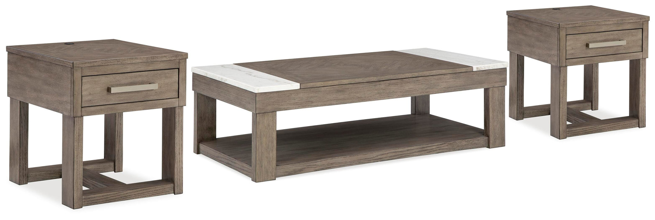Loyaska Occasional Table Set - Jax Mattress (Jacksonville, FL)