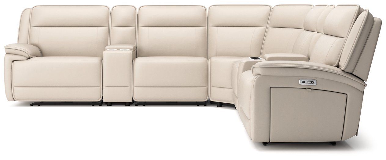 Double Deal Reclining Sectional with 2 Consoles - Jax Mattress (Jacksonville, FL)