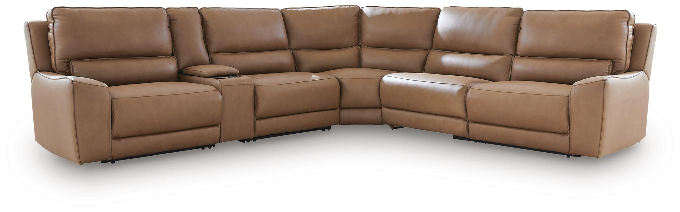 DeepWakes Reclining Sectional with Storage Console - Jax Mattress (Jacksonville, FL)