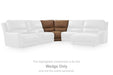 DeepWakes Reclining Sectional with Storage Console - Jax Mattress (Jacksonville, FL)