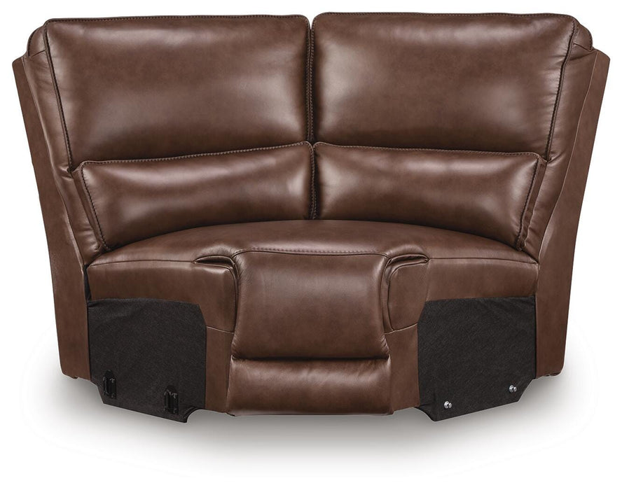 DeepWakes Reclining Sectional with Storage Console - Jax Mattress (Jacksonville, FL)