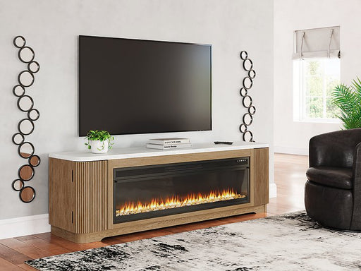 Camdill 80" TV Stand with Electric Fireplace - Jax Mattress (Jacksonville, FL)