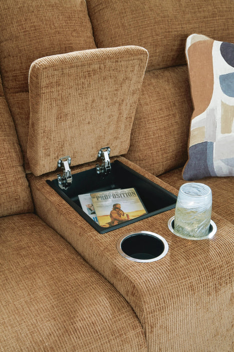 Kanlow Reclining Loveseat with Console