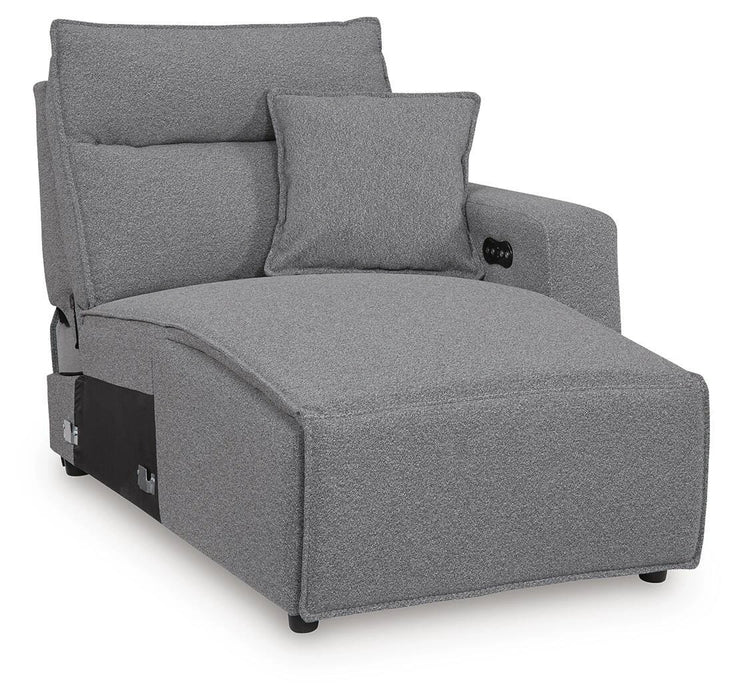 Modmax II Reclining Sectional with Double Chaise and Consoles