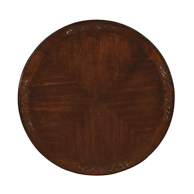 Elana Brown Cherry Round Dining Table