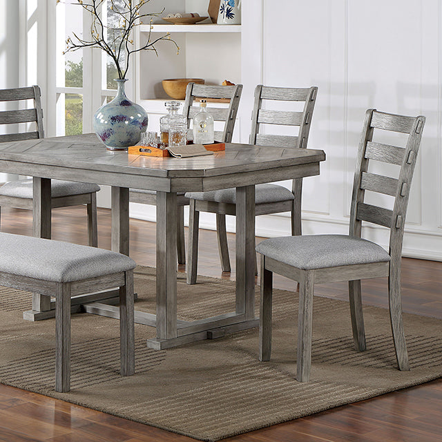 Laquila Dining Table Set Bench - Jax Mattress (Jacksonville, FL)