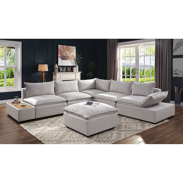 Arlene Sectional White